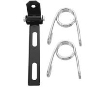 MOTHNUR Motorcycle Solo Seat Spring and Mounting Bracket Set Vintage Style Chrome Plated Saddle Seat Mount for Bobber Chopper Softail Custom