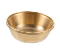 MOTHNUR Multi-Function Copper Buddhism Cup Metal Offering Water Bowl for Temple Home Decor Zen Practical Ritual and Collectible