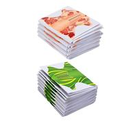 MOTHNUR Nail Art Tips Extension and Nail Guide Forms 200pcs Set Green and Orange Manicure Extension Tools for Salon and Home Use