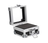 MOTHNUR Nail Drill Bits Organizer Box Acrylic Storage Case for Nail Grinding Heads Professional Manicure Polishing Bit Holder for Salon and Home Use Black