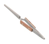 MOTHNUR Nail Pinching Clip Manicure Tool Portable Acrylic Nail Shaping Tweezers Silver Rebound Spring Design for Professional Salon and Home Use