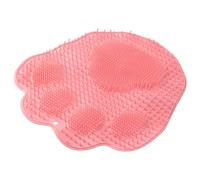 MOTHNUR Non-Slip Bath Massage Pad with Suction Cups for Foot Spa and Back Scrubbing Pink Bathroom Floor Mat for Shower Use Exfoliating Foot Massager Mat for Adults