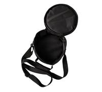 MOTHNUR Note Steel Tongue Drum Storage Bag with Padded Shoulder Strap Portable Impact Resistant Drum Case for Convenient Carry and Protection Black Crossbody Design for Music Lovers