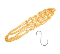 MOTHNUR Nylon Mesh Bird Feeding Bag with Stainless Steel Hook Foraging for Parrots Chickens Roosters Easy Hang Fade-resistant Pet Supply for Slow Food Feeding and Digestion Aid