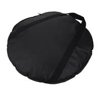 MOTHNUR Oxford Round Storage Bag for Cymbals and Instruments Wear-resistant Padded Pouch with Carry Handles Protective Large Capacity Instrument Holder for Musicians and Performers