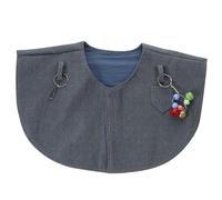 MOTHNUR Parrot Protective Shawl Anti-poop Cape Lightweight Reusable Anti-scratch Cloth Blue Shoulder Diaper Cover for Training and Claw Protection Random Color