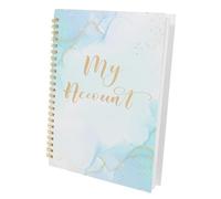 MOTHNUR Personal Financial Checkbook Register Ledger Book Large Print Marble Light Red Accounting Ledger Book for Expense Tracking and Currency Management