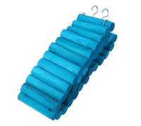 MOTHNUR Pet Climbing Ladder for Small Pets Sky-blue Wood Exercise for Hamsters Squirrels Parrots Swing Stair Design with Hook for Balance and Coordination Development