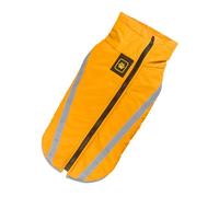 MOTHNUR Pet Dog Raincoat Thickened Lightweight Fleece Padded Polyester with Reflective Strip Charming Chic Outdoor Coat for Hiking Trails and Beaches