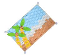 MOTHNUR Pet Sniff Pad Slow Feeding Mat with Coconut Tree Pattern for Small to Dogs Indoor Foraging Training Enhances Mental Enrichment and Supports Healthy Eating Habits