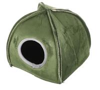 MOTHNUR Pet Warm Bed for Hamster Nest Winter Warm Small Animal Hideout Plush Guinea Pig Cave Bedding Cozy Bunny Snuggle Mat