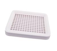 MOTHNUR Plastic Pet Toilet Litter Box for Small Pets Plastic Bunny and Guinea Pig Cage Supply Mesh Design to Prevent Scratches Suitable for Rabbits Hamsters Cats and Puppies