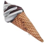 MOTHNUR Plush Ice Cream Cone Soft Stuffed Decor for Home Nursery Cozy Comfortable Visual Ornament for Bedroom Living Display