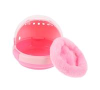 MOTHNUR Portable Bird Cage with Breathable Cover and Opening Design Parrot Carrier Bed with Pad for Outdoor Travel and Winter Warmth Suitable for Budgie Lovebird Cockatiel Parakeet