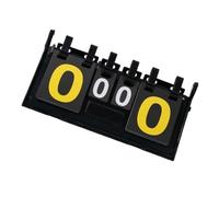 MOTHNUR Portable Flip Scoreboard for Basketball Football Tennis Badminton Manual Reusable Sports Score Keeper with Clear Digital Printing and Easy to Clean Scoring Tool for Indoor Outdoor