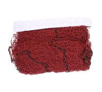 MOTHNUR Portable Foldable Badminton Net with Wear-resistant Stable Mesh Design for Indoor and Outdoor Courts Easy to Fix Corners Bright Red Visibility Suitable for Garden and Driveway Play