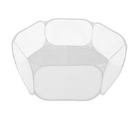 MOTHNUR Portable Foldable Pet Playpen with Polyester Mesh for Small Animals Indoor Outdoor Use Hexagonal Playpen Tent for Rabbits Hamsters Guinea Pigs and Pets Easy Setup and Storage with