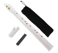 MOTHNUR Portable Mini Saxophone Abs Pocket Instrument for Beginners Lightweight White Design with Creative Appearance Educational Musical for Boys and Easy to Play and Carry