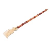 MOTHNUR Portable Ox Horn Back Scratcher with Hammer Massager for Itching Relief and Body Relaxation Long Reach Tool Suitable for Adults and All Ages Back Tickle Relief Device