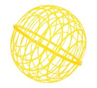 MOTHNUR Portable Round Plastic Chicken Cage 30cm Outdoor Movable Poultry Carrier Cage for Rabbits Ducks and Small Farm Pets