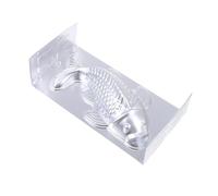 MOTHNUR Portable Small Aluminum Carp Shape Rice Cake Mold Pattern Baking Pan for Kitchen Dessert Baking Smooth Surface Easy to Clean Childlike Cute Design for Afternoon Tea