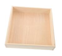 MOTHNUR Portable Wooden Sand Tray for Indoor Sandbox for Creative Desktop Play Safe Mini Square Sandpit for Boys and Fun Sensory Activity Box