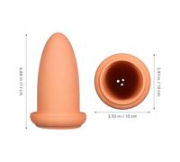 MOTHNUR Pottery Clay Fish Breeding Bucket Medium Shrimp Spawning Barrel Angelfish Spawning Cone Aquarium Decoration for Tropical Fish Breeding