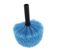 MOTHNUR PP Nylon Cobweb Duster Head Attachment with Spherical Brush for Ceiling Wall Corner Cleaning Spider Web Removal for Indoor Outdoor Use Blue Without Pole