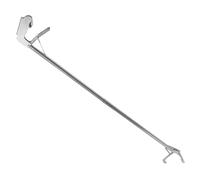 MOTHNUR Practical Stainless Steel Snake Catcher Clip with Folding Lockable Design Lightweight Snake Pole Grabber Tool for Safe Handling and High Reach Grabbing