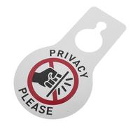 MOTHNUR Privacy Please Door Hanger PVC Double Sided Privacy Sign for Bedroom, Office, Hotel Room - Hanging Door Knob Notice for Home and Business Use