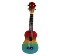 MOTHNUR Rainbow Hand-painted Ukulele for Beginner Acoustic Guitar with Natural Craftsmanship and Smooth Polished Finish Easy Play Melody Instrument