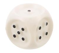 MOTHNUR Raised Dot Braille Dice for Accessible Board Game Supplies, Plastic Lightweight Tactile Dice with Raised Dots for Blind and Low Vision Players, Single Piece Visual Impairment