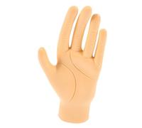 MOTHNUR Realistic Skin Tone Nail Practice Hand Model for Fingernail Art Training Lightweight Portable Fake Hand with Natural Texture Multi-functional Nail Display and Photo Prop for