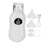 MOTHNUR Rechargeable Nose Sucker Electric Nasal Aspirator with Soft Silicone Tip Multiple Suction Levels Low Noise Compact Portable Design for Gentle Mucus Removal in Newborns and White