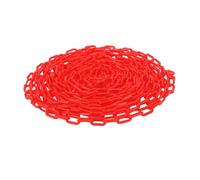 MOTHNUR Red Plastic Crowd Control Barrier Chain High-strength Safety Fence Chain for Traffic and Work Area Visibility for Public Security and Caution