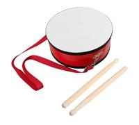 MOTHNUR Red Snare Drum with Neck Strap Portable Marching Band Percussion Instrument for S Outdoor Activities and School Events Educational Small Drum for Boys