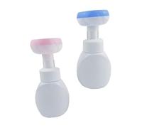 MOTHNUR Refillable Foaming Bottles Pet Material Flower Shaped Bubble Dispensers Lightweight Travel Containers for Hand Soap and Lotion Storage