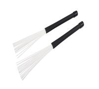 MOTHNUR Retractable Drum Brushes with Flexible Nylon Tips Telescopic Lightweight Drumsticks for Jazz and Electronic Drums Sturdy Balanced Percussion Sticks for Drumming and Brushes Playing