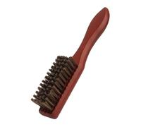 MOTHNUR Retro Men’s Beard Brush and Barber Oil Head Comb, Small Size Supple Bristle Hairdressing Brush for Facial Hair Grooming and Salon Use