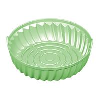 MOTHNUR Reusable Silicone Air Fryer Mat Non-Stick Liner Pad for Baking Oven Microwave Heat Resistant Easy Clean Airfryer Accessory for Buns Dumplings Dim Sum