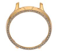 MOTHNUR Rhinestone Watch Protective Case Golden Hollow Out Drop Resistant Cover Compatible with Samsung Active Lightweight Shell with Precise Cutouts for Scratch and Damage Protection