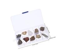 MOTHNUR Rock and Mineral Collection Kit for Classroom Science Teaching with Labeled Specimens Educational Geology for Comprehensive Desktop Learning Tool for Field Testing and Curriculum