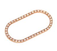 MOTHNUR Rose Gold Plated Diamond Protection Ring Camera Lens Bling Metal Frame with Sparkly Rhinestones Scratch Resistant and Non Peeling Luxury Lens Protector