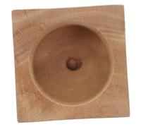 MOTHNUR Rustic Wooden Succulent Plant Pot Small Indoor Flower Planter for Home Office Balcony Decor Compact for Cactus and Artificial Plants Natural Wood Material for Garden Display