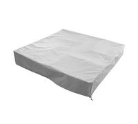 MOTHNUR Sandbox Cover with Drawstring Durable Weatherproof Protector for Small Bath and Outdoor Dustproof UV Resistant Square Garden Playpit Lid Gray
