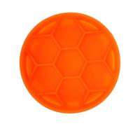 MOTHNUR Silicone Slow Feeder Dog Food Bowl with Suction Cup Non-slip Design Anti-choke Pet Feeder for Small Dogs Orange Slow Feeding Dish to Prevent Vomiting and Bloating