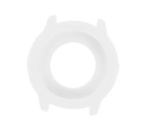 MOTHNUR Silicone Watch Protective Case for Solar Lightweight Shockproof Cover Full Scratch and Bump Protection Easy Installation Wristwatch Accessory White Soft Flexible Shell