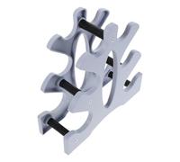 MOTHNUR Small Dumbbell Rack Storage Stand Light Blue Compact Weight Rack for Dumbbells Home Gym Organizer for Hand Weights and Workout Equipment