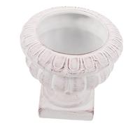 MOTHNUR Small European Style Vintage Ceramic Roman Column Flowerpot Compact Multi-purpose Planter for Indoor and Outdoor Plants Wedding Decor Road Guide Prop Easy to Carry and Stylish