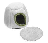 MOTHNUR Small Pet Hamster Nest Warm Keeping Breathable Cotton Bed Half-enclosed Hedgehog House Tree Stump Design for Winter Use Guinea Pigs and Small Animals